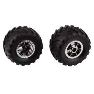 Team Associated Mt12 Wheels / Tyres Chrome (Pr) – Team Associated Parts