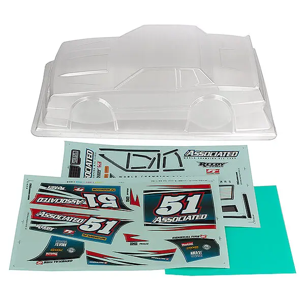 Team Associated Sr10 Street Stock Body Shell Clear – Team Associated Parts