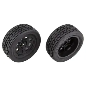 Team Associated Sr10 Front Wheels With Street Stock Tyres – Team Associated Parts