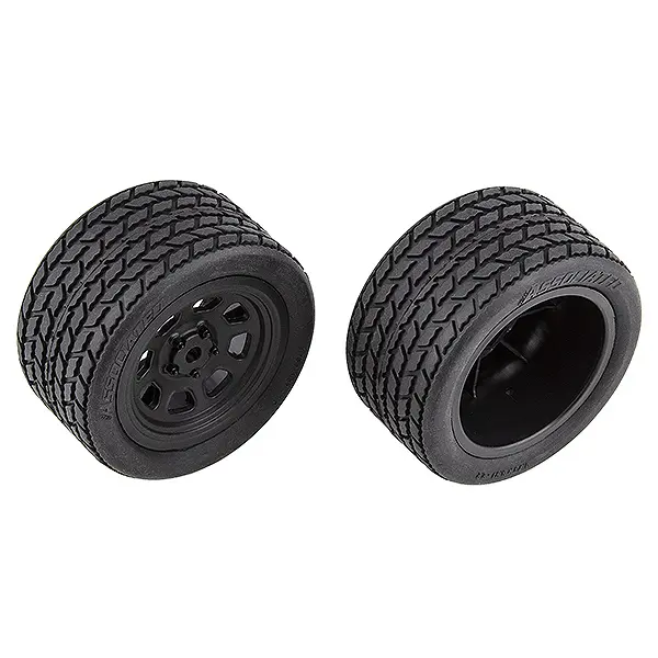 Team Associated Sr10 Rear Wheels With Street Stock Tyres – Team Associated Parts