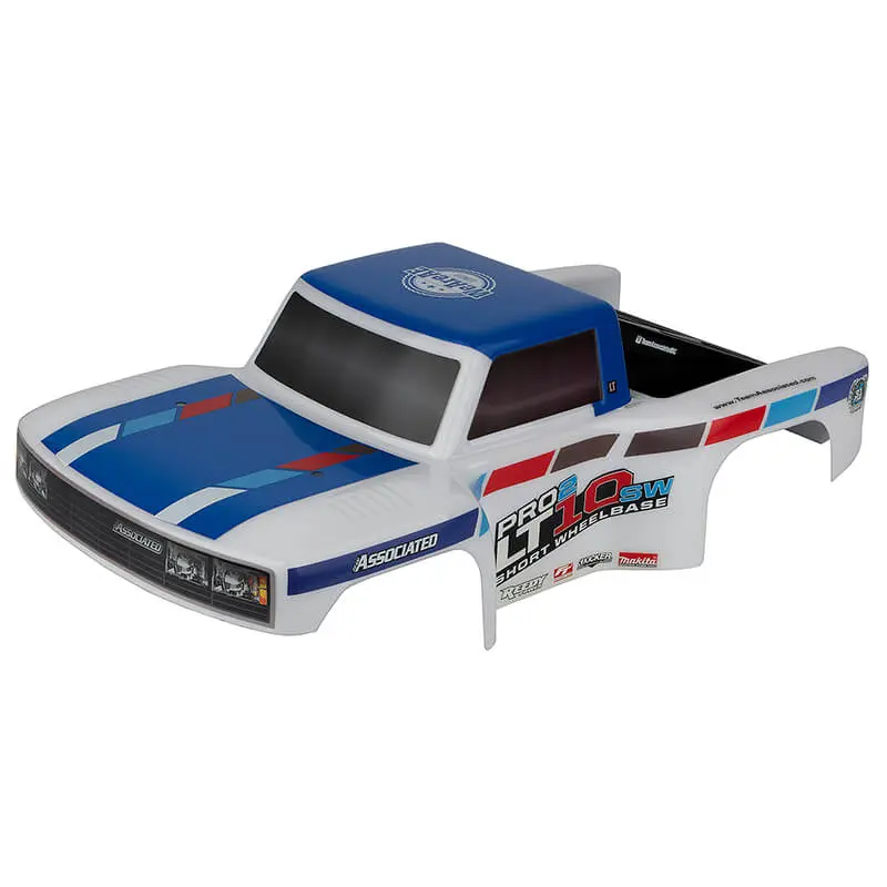 Team Associated Pro2 Lt10Sw Truck Body Blue/White – Team Associated Parts