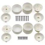 Team Associated Rc10T Wide Rear And Narrow Front Wheels, (3-Piece) White – Team Associated Parts