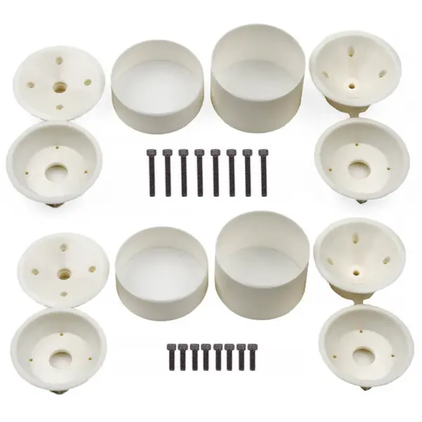 Team Associated Rc10T Wide Rear And Narrow Front Wheels, (3-Piece) White – Team Associated Parts