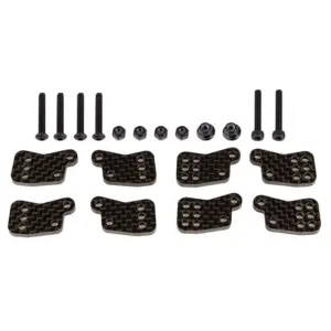 Team Associated Rc8B4.1/E Ft Rear Hub Tower Set, Carbon – Team Associated Parts