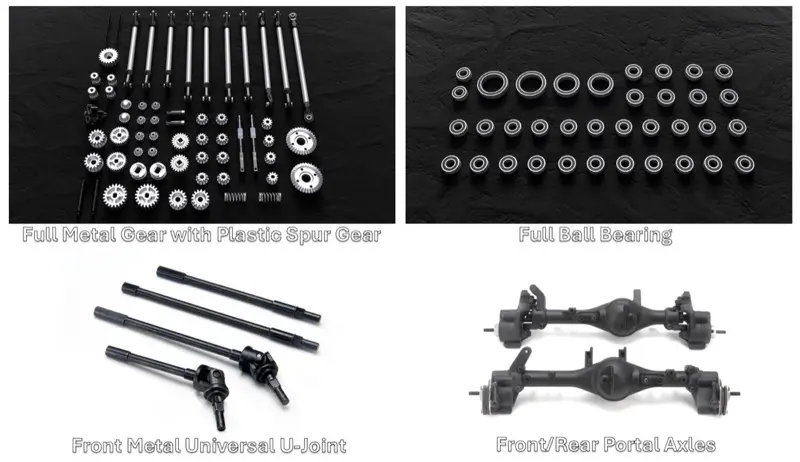 Absima WOLF RC Crawler 1.10th EP CR4.4 - Blue – RC Crawlers