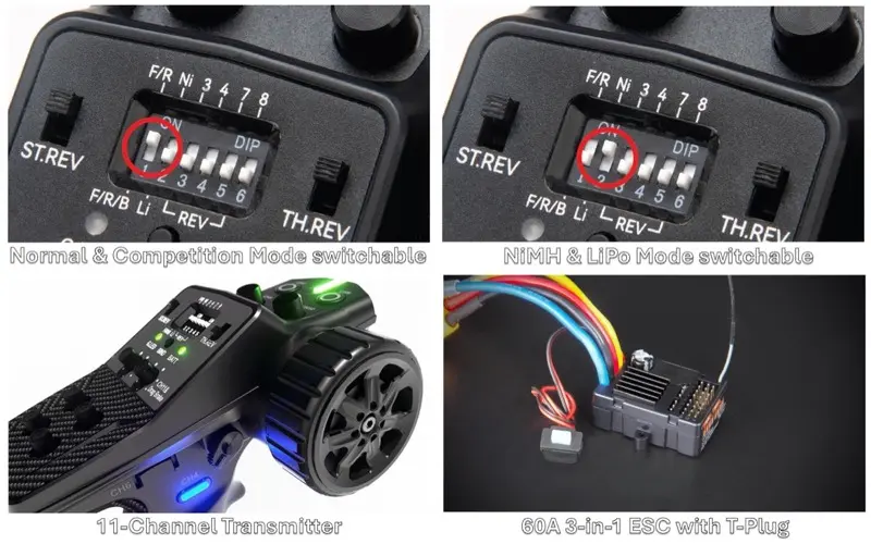 Absima WOLF RC Crawler 1.10th EP CR4.4 - Blue – RC Crawlers