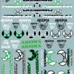 Absima sticker sheet 2024 / A4 – RC Wheels & Tyres