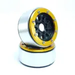 RC Crawler wheels Beadlock Wheels GEAR Black/Gold 1.9 (2) w/o Hub – RC Wheels & Tyres