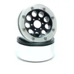 RC Crawler wheels Beadlock Wheels GUN Black/Silver 1.9 (2) w/o Hub – RC Wheels & Tyres