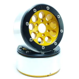 RC Crawler wheels Beadlock Wheels GUN Gold/Black 1.9 (2) w/o Hub – RC Wheels & Tyres