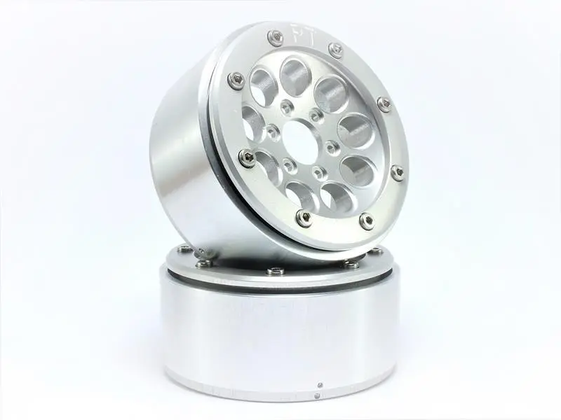 RC Crawler wheels Beadlock Wheels GUN Silver/Silver 1.9 (2) w/o Hub – RC Wheels & Tyres