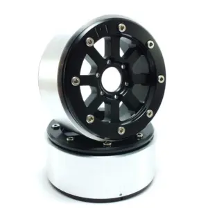 RC Crawler wheels Beadlock Wheels HAMMER Black/Black 1.9 (2) w/o Hub – RC Wheels & Tyres