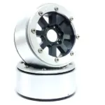 RC Crawler wheels Beadlock Wheels HAMMER Black/Silver 1.9 (2) w/o Hub – RC Wheels & Tyres