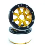 RC Crawler wheels Beadlock Wheels HAMMER Gold/Black 1.9 (2) w/o Hub – RC Wheels & Tyres
