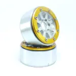 RC Crawler wheels Beadlock Wheels HAMMER Silver/Gold 1.9 (2) w/o Hub – RC Wheels & Tyres