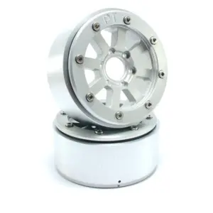 RC Crawler wheels Beadlock Wheels HAMMER Silver/Silver 1.9 (2) w/o Hub – RC Wheels & Tyres