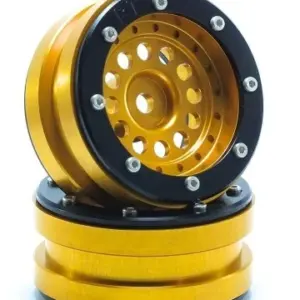 RC Crawler wheels Beadlock Wheels PT-Bullet Gold/Black 1.9 (2 pcs) – RC Wheels & Tyres