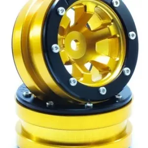RC Crawler wheels Beadlock Wheels PT- Claw Gold/Black 1.9 (2 pcs) – RC Wheels & Tyres