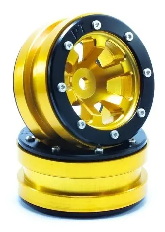 RC Crawler wheels Beadlock Wheels PT- Claw Gold/Black 1.9 (2 pcs) – RC Wheels & Tyres