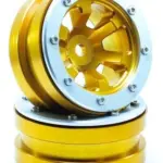 RC Crawler wheels Beadlock Wheels PT- Claw Gold/Silver 1.9 (2 pcs) – RC Wheels & Tyres