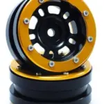 RC Crawler wheels Beadlock Wheels PT- Distractor Black/Gold 1.9 (2 pcs) – RC Wheels & Tyres