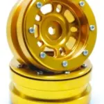 RC Crawler wheels Beadlock Wheels PT- Distractor Gold/Gold 1.9 (2 pcs) – RC Wheels & Tyres