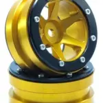RC Crawler wheels Beadlock Wheels PT- Slingshot Gold/Black 1.9 (2 pcs) – RC Wheels & Tyres