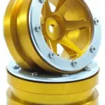 RC Crawler wheels Beadlock Wheels PT- Slingshot Gold/Silver 1.9 (2 pcs) – RC Wheels & Tyres