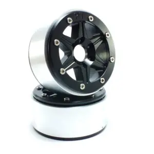 RC Crawler wheels Beadlock Wheels SIXSTAR Black/Black 1.9 (2) w/o Hub – RC Wheels & Tyres