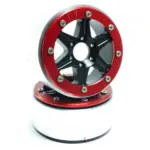 RC Crawler wheels Beadlock Wheels SIXSTAR Black/Red 1.9 (2) w/o Hub – RC Wheels & Tyres