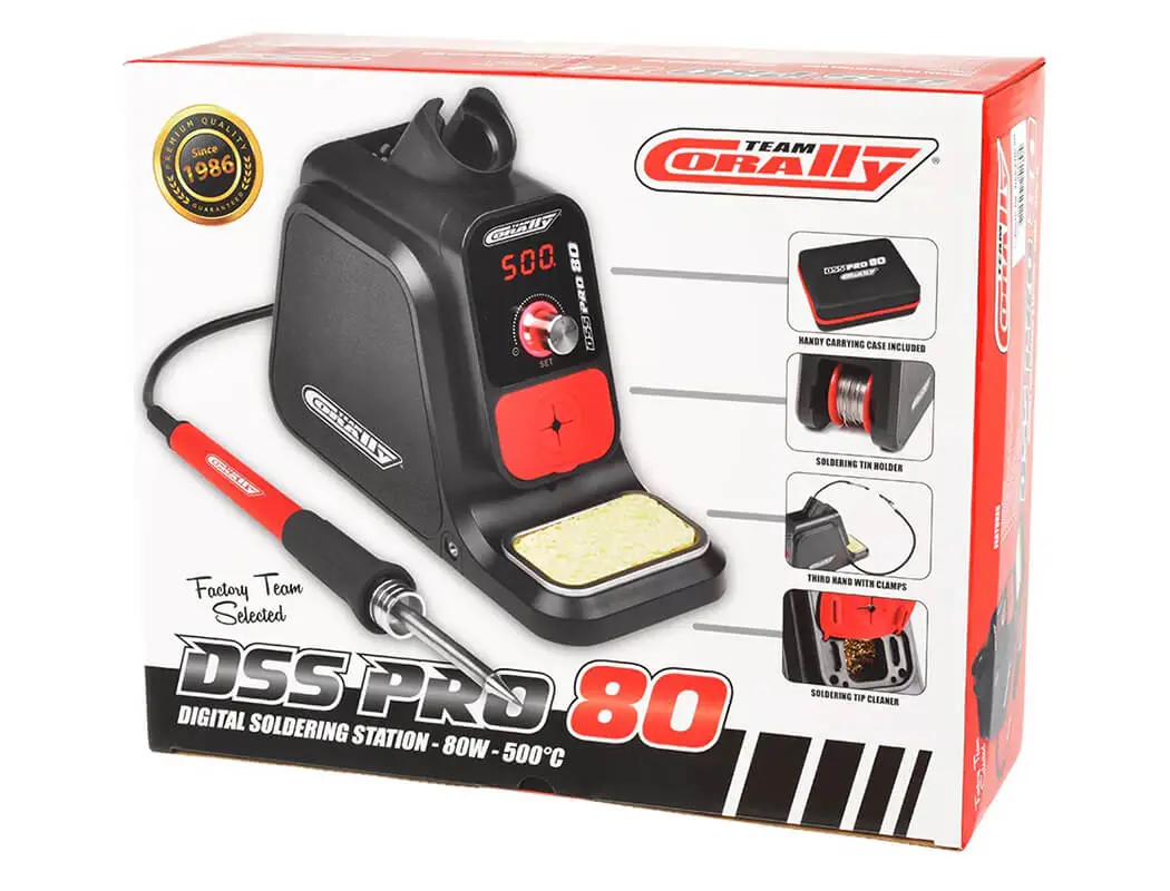 CORALLY DSS PRO 80W DIGITAL SOLDERING STATION UK PLUG – RC Tools
