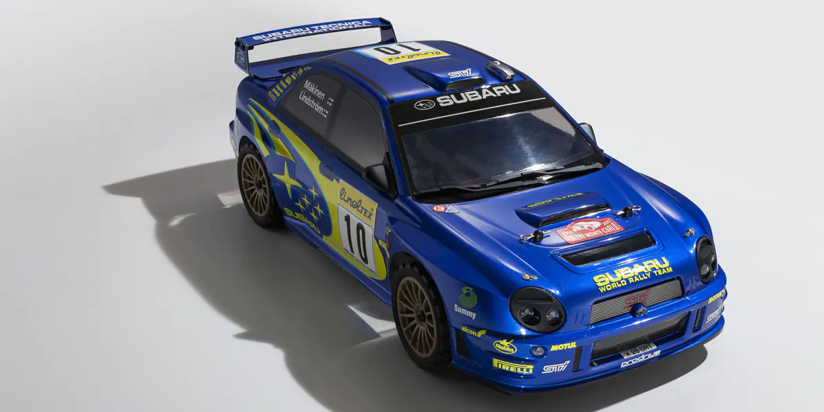 Kyosho rc rally car subrau impreza