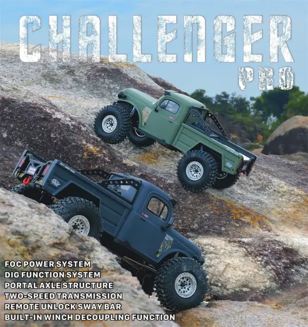 RGT EX86170 "CHALLENGER PRO" RC Crawler Truck - (Grey) – view 5