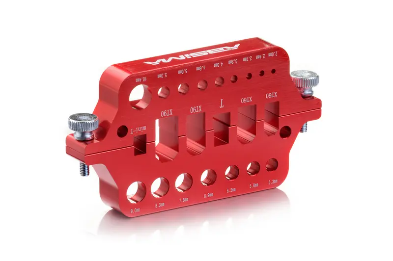 Full Alu. Soldering socket tools for connectors, RED – RC Wheels & Tyres