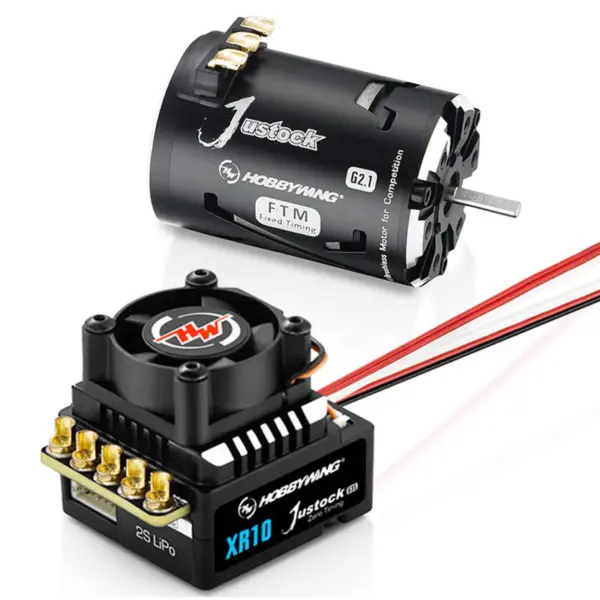 Hobbywing Combo Xr10 Justock G3S Esc/Justock G2.1 10.5T (Fixed Timing) – RC Motor & ESC combo