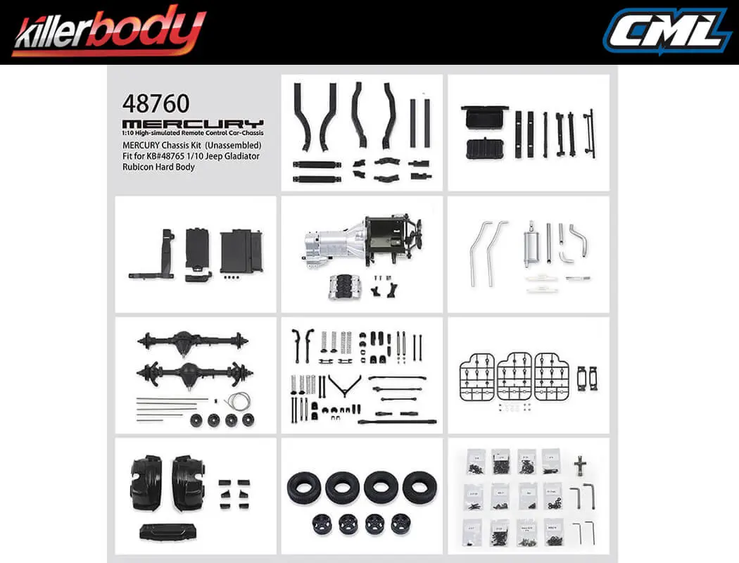 Killerbody Mercury Chassis Kit – RC Crawlers
