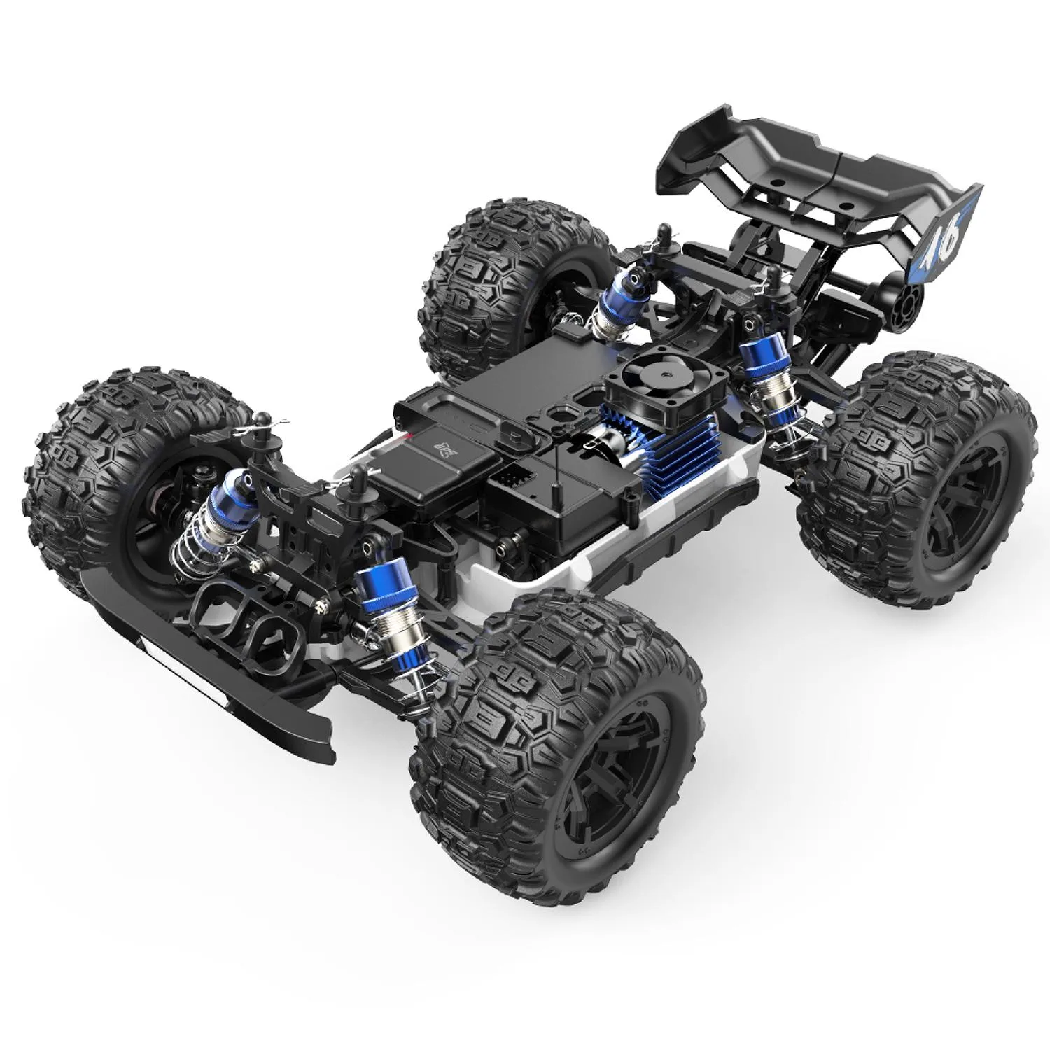 MJX Hyper Go H16E 1/16 Blue+ Purple Remote Control High-Speed RC Truck – RC Buggies