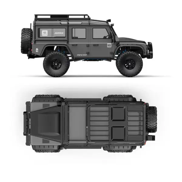 MJX H8H Hyper Go RC Crawler Brushless 1:8th Scale Crawler Truck (Grey) – view 4