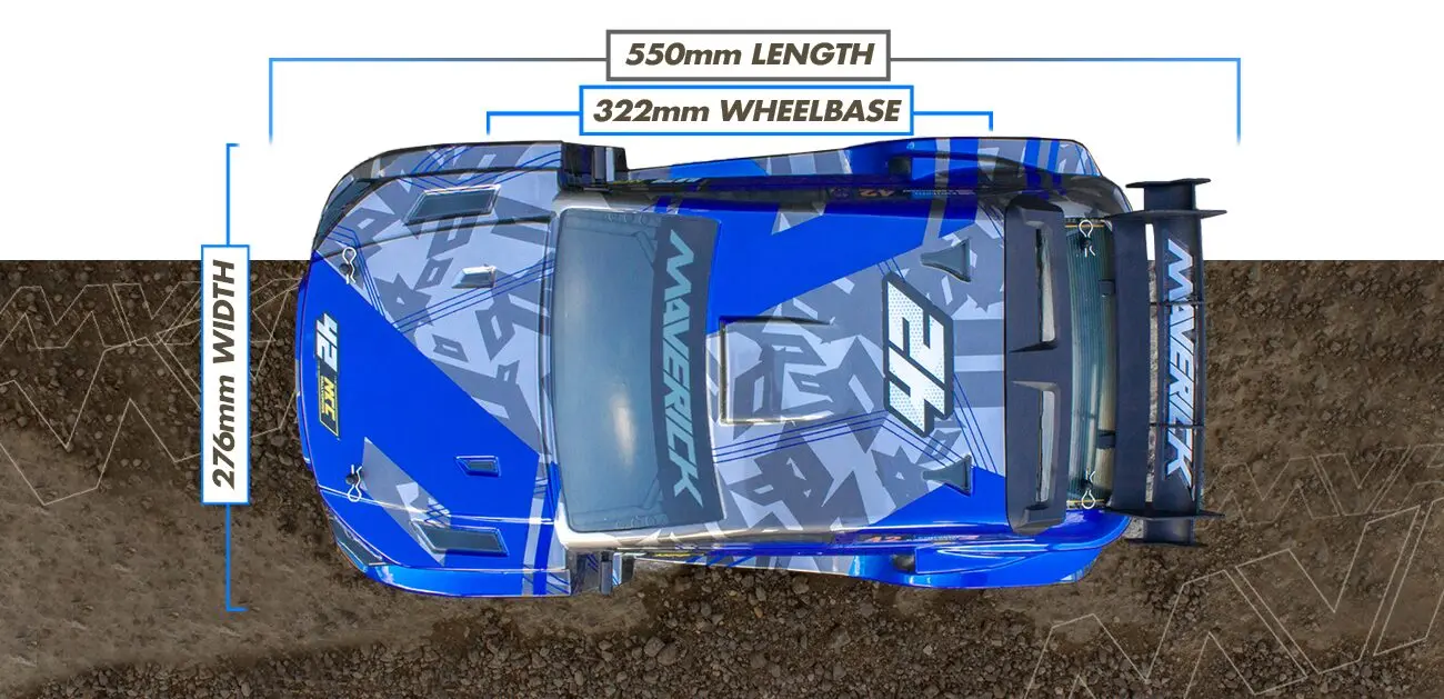 Maverick quantumrx rc rally car