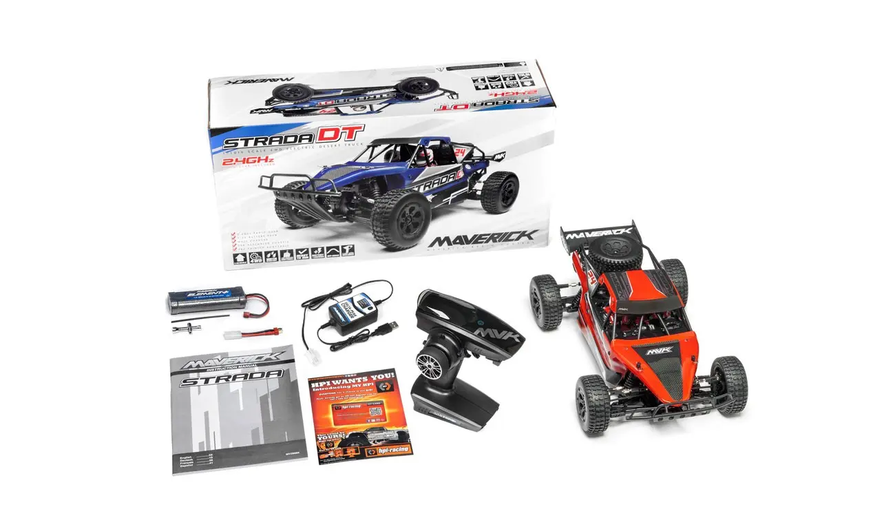 Maverick Strada dt Red Brushless RC car