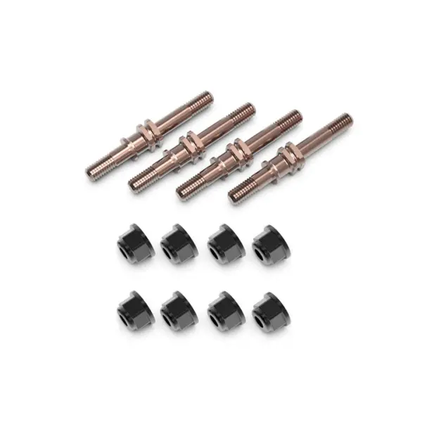 Rlaarlo Parts: S2 Alloy Steel Front & Rear Shock Stand For RZ001 For terminator – Under £50