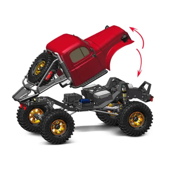 RGT EX86181 CRUSHER 1/10 RC Remote Control Car Professional Crawler 4WD (Green) – view 5