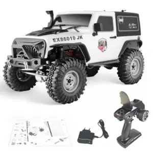 RGT EX86010-JK 1/10 RC Crawler Truck - White – RC Crawlers
