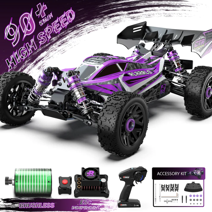 Rlaarlo 1/14 Brushless Buggy, 80+ KMH RTR, #XDKJ-006 - carbon chassis – RC Buggies