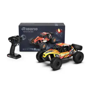 Rlaarlo AM-D12 1/12 RTR Brushless RC Desert Truck , Max 45MPH Fast RC Car (gold/yellow) – RC Buggies