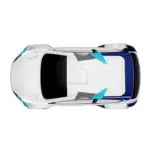 Rlaarlo XTS-Body Shell Blue