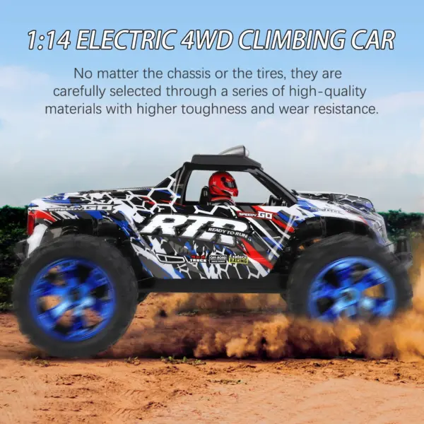 WL Toys 144018 Brushed RC Truck – RC Buggy – view 3