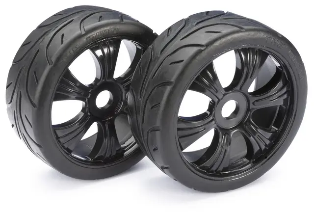 Wheel Set LP Buggy "Street" black 1:8 (2) – RC Wheels & Tyres