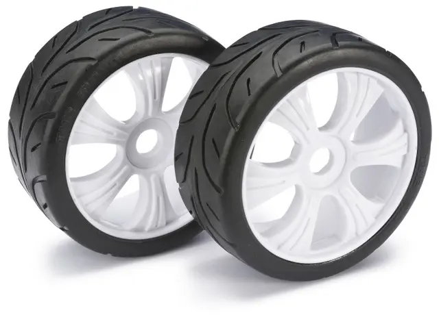 Wheel Set LP Buggy "Street" white 1:8 (2) – RC Wheels & Tyres