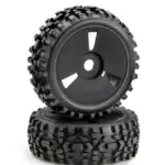 Wheel Set Buggy Disc "Dirt" black 1:8 (2) – RC Wheels & Tyres